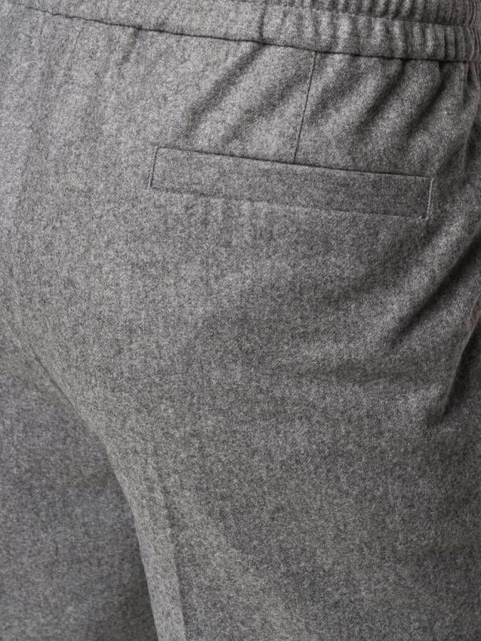 Brunello Cucinelli Broek met trekkoord Grijs