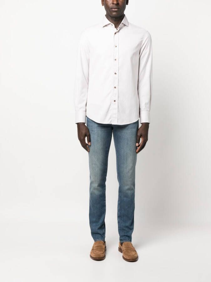 Brunello Cucinelli Button-up overhemd Beige