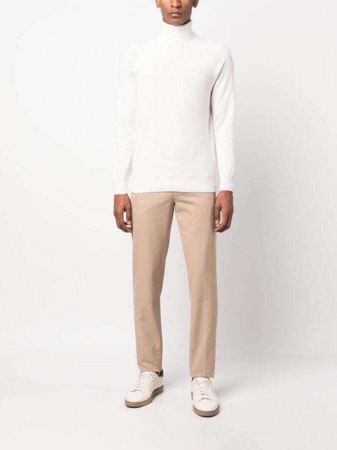 Brunello Cucinelli Kasjmier coltrui Wit