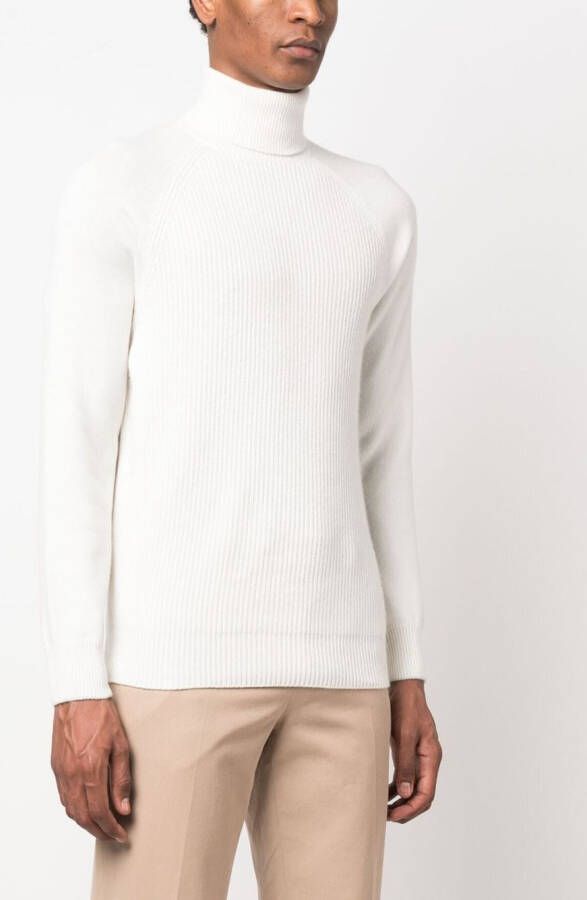 Brunello Cucinelli Kasjmier coltrui Wit