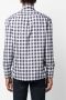 Brunello Cucinelli Geruit overhemd Blauw - Thumbnail 4