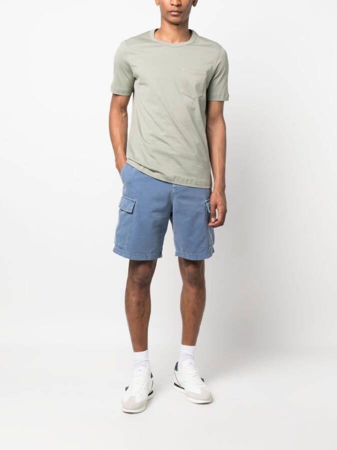 Brunello Cucinelli T-shirt met borstzak Groen