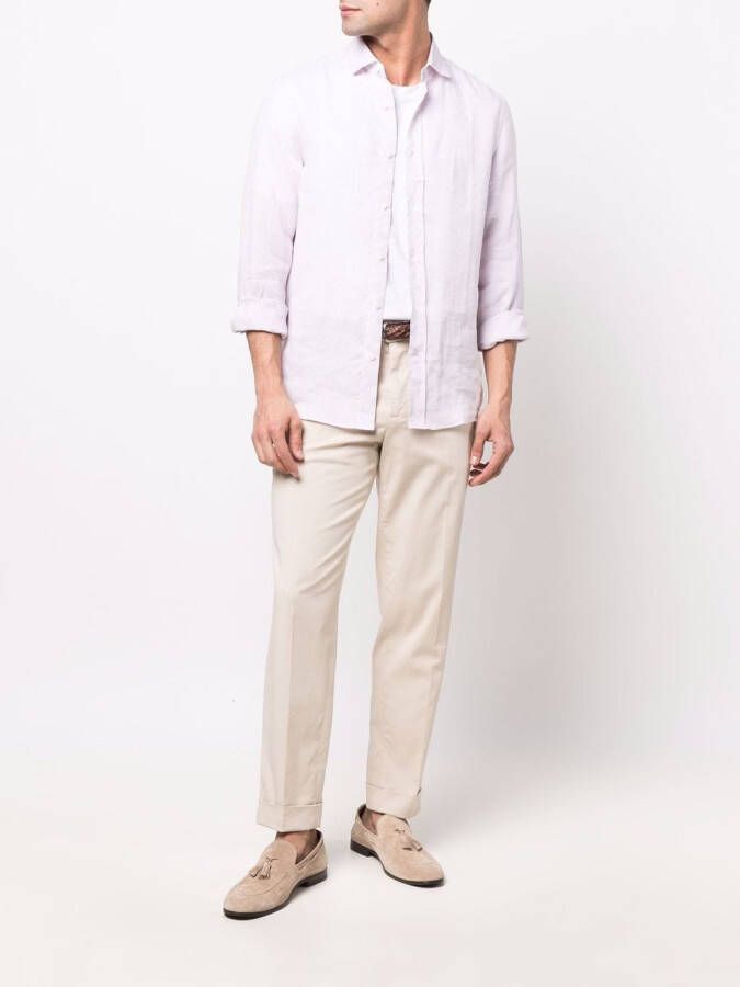 Brunello Cucinelli Chino met toelopende pijpen Beige