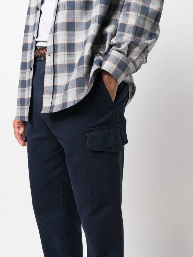 Brunello Cucinelli Chino met vier zakken Blauw