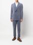 Brunello Cucinelli Colbert met dubbele rij knopen Blauw - Thumbnail 2