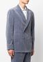 Brunello Cucinelli Colbert met dubbele rij knopen Blauw - Thumbnail 3