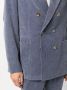 Brunello Cucinelli Colbert met dubbele rij knopen Blauw - Thumbnail 5