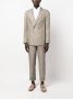 Brunello Cucinelli Colbert met dubbele rij knopen Groen - Thumbnail 2