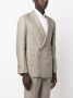 Brunello Cucinelli Colbert met dubbele rij knopen Groen - Thumbnail 3
