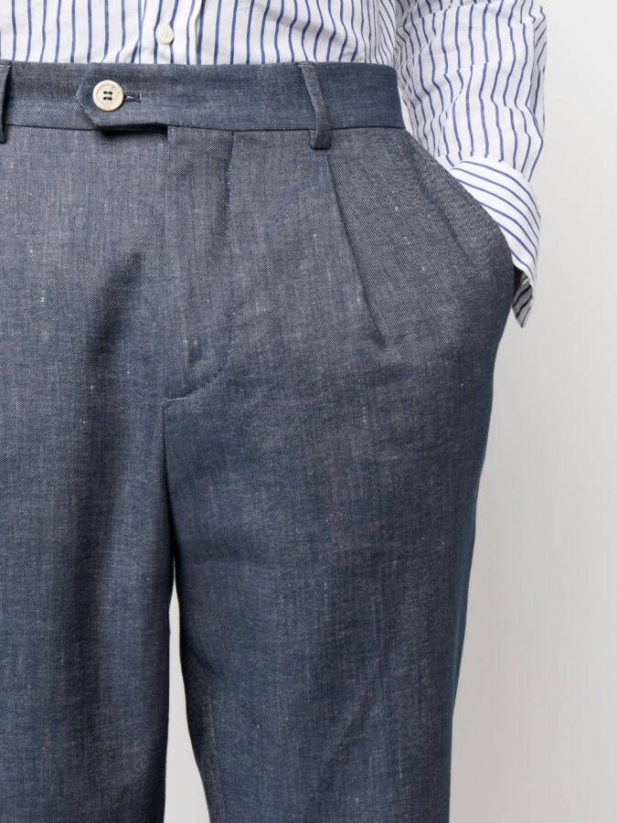 Brunello Cucinelli Katoenen pantalon Blauw