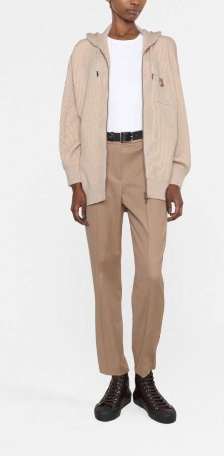 Brunello Cucinelli Cropped broek Beige