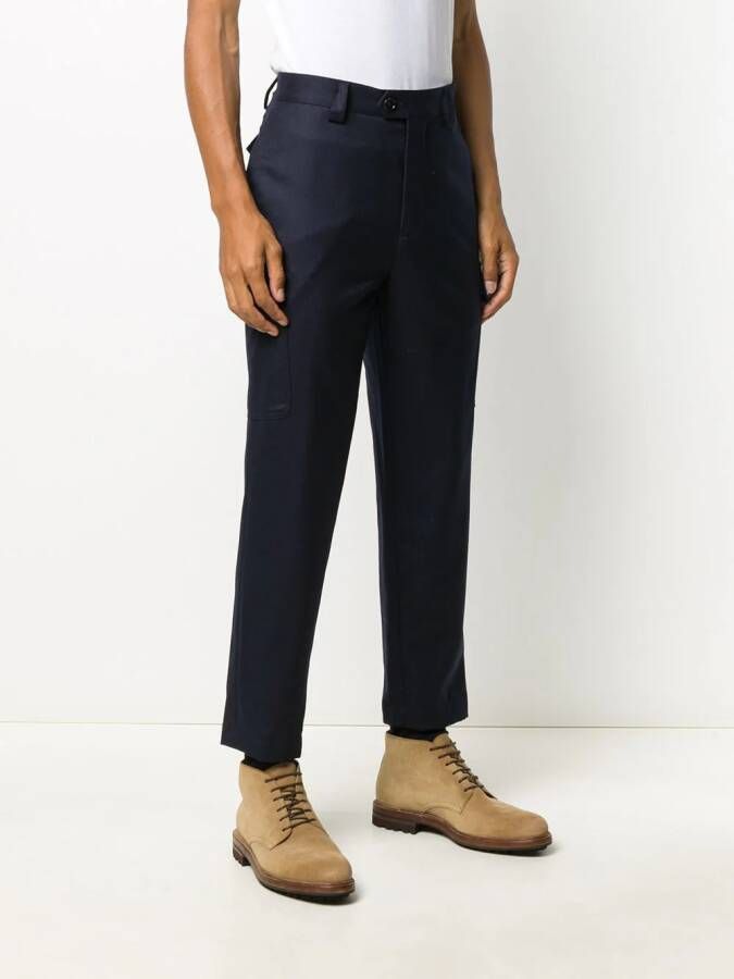 Brunello Cucinelli Cropped broek Blauw