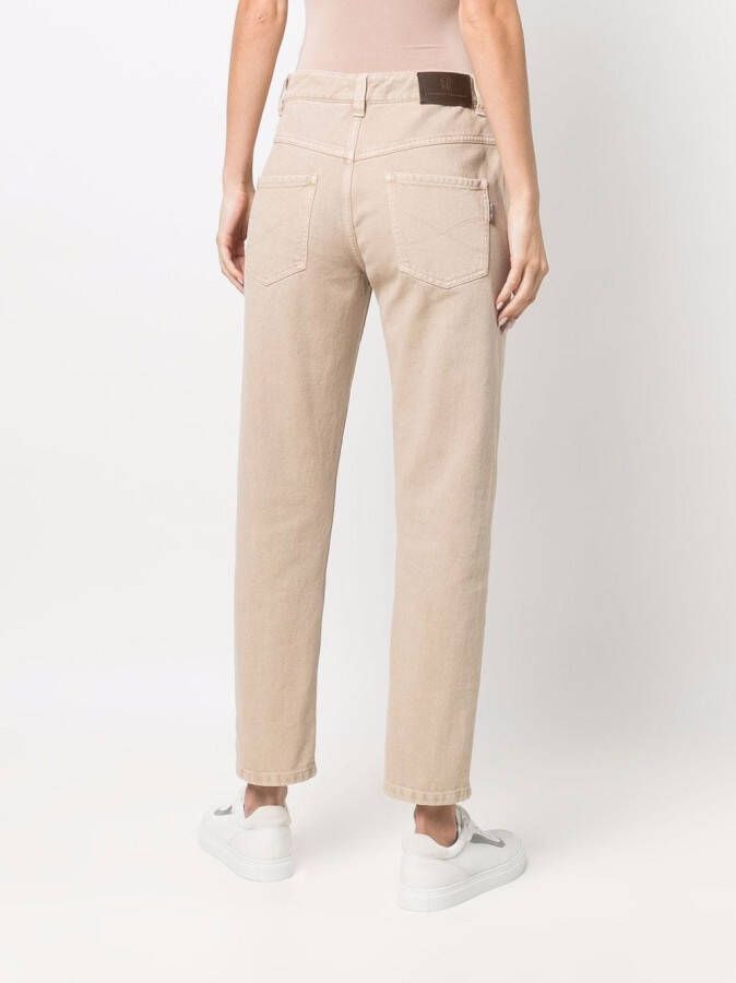 Brunello Cucinelli Cropped chino Beige
