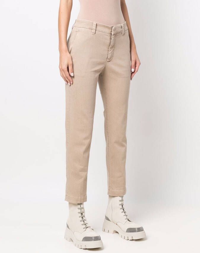 Brunello Cucinelli Cropped chino Beige