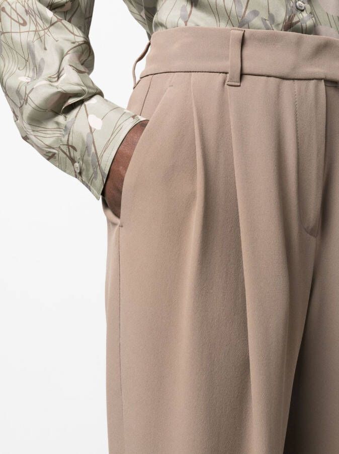 Brunello Cucinelli Cropped pantalon Beige