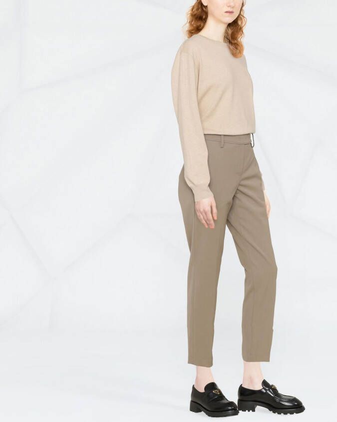 Brunello Cucinelli Cropped pantalon Beige