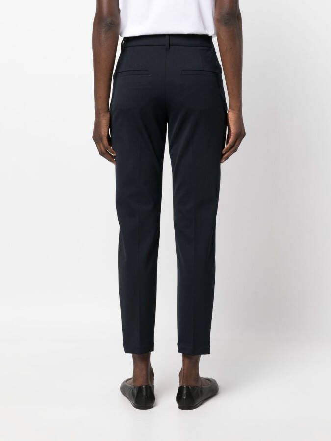 Brunello Cucinelli Cropped pantalon Blauw