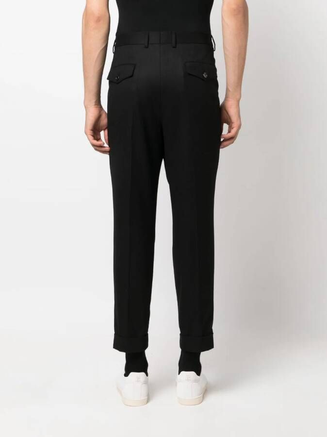 Brunello Cucinelli Cropped pantalon Zwart