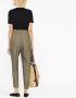 Brunello Cucinelli Broek met paperbag taille Groen - Thumbnail 4