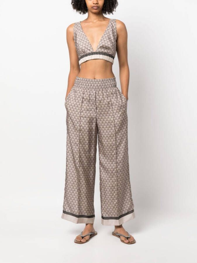 Brunello Cucinelli Cropped top Beige