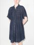 Brunello Cucinelli Denim blousejurk Blauw - Thumbnail 2