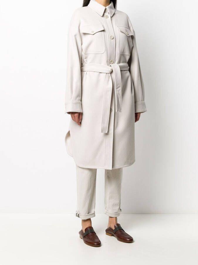 Brunello Cucinelli Denim jas Beige