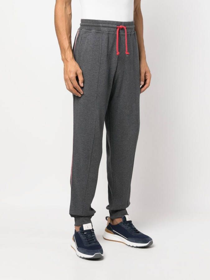Brunello Cucinelli Trainingsbroek met trekkoordtaille Grijs