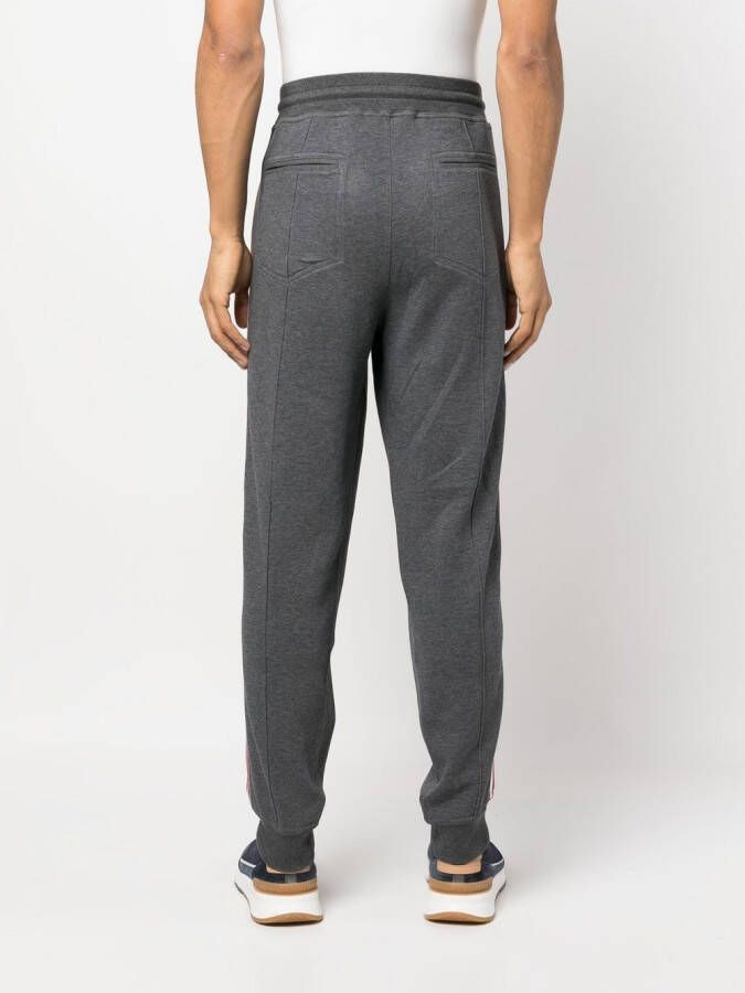 Brunello Cucinelli Trainingsbroek met trekkoordtaille Grijs