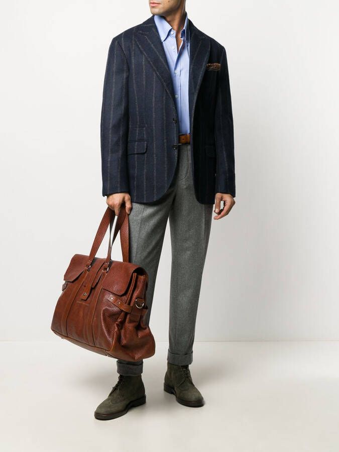 Brunello Cucinelli Effen overhemd Blauw