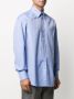 Brunello Cucinelli Effen overhemd Blauw - Thumbnail 3
