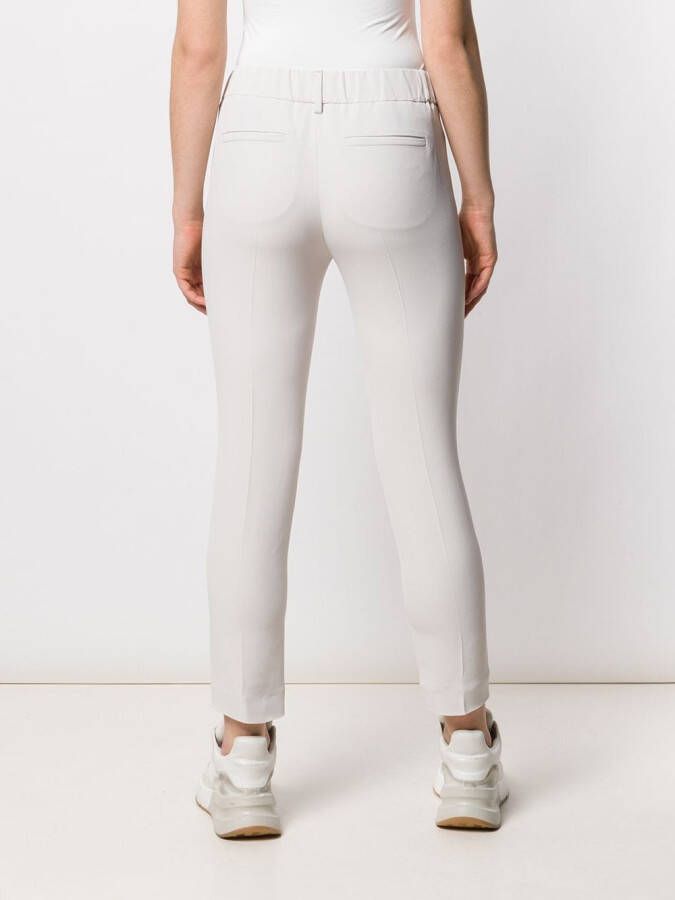 Brunello Cucinelli elastische broek met toelopende pijpen Beige