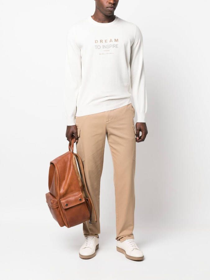 Brunello Cucinelli Kasjmier trui Wit