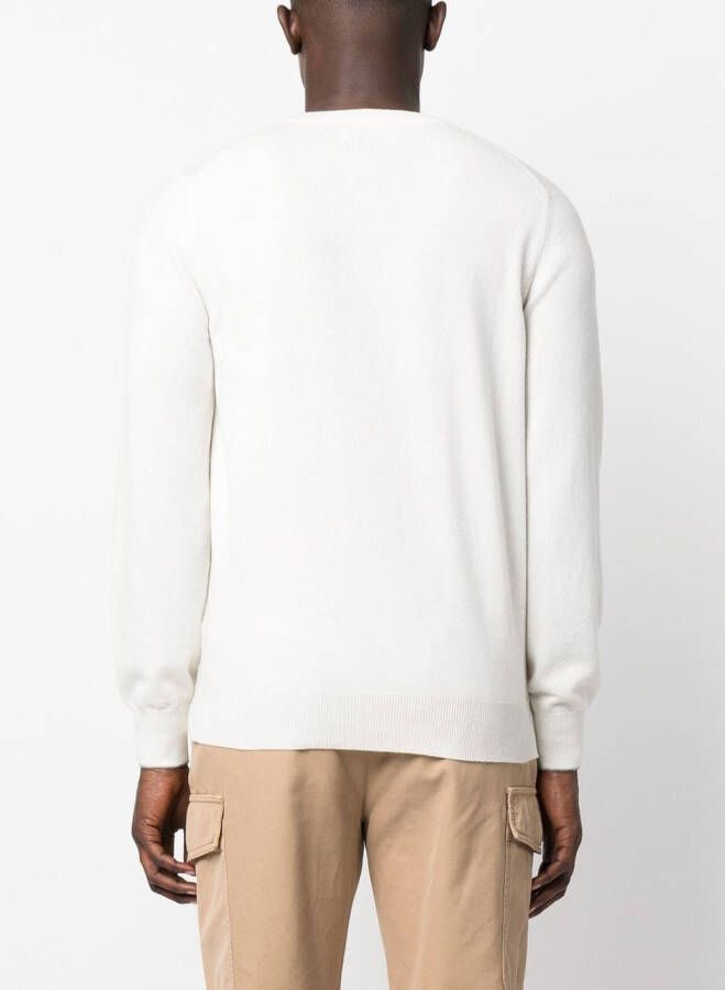 Brunello Cucinelli Kasjmier trui Wit