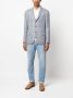 Brunello Cucinelli Fijngebreid poloshirt Blauw - Thumbnail 2