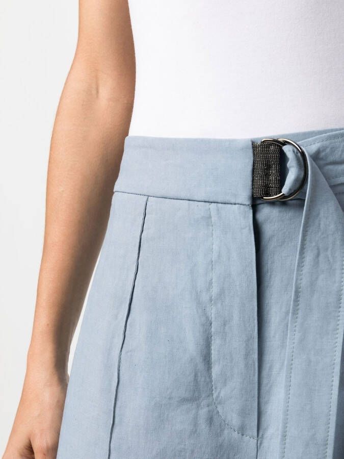 Brunello Cucinelli Formele shorts Blauw