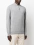 Brunello Cucinelli Gebreid poloshirt Grijs - Thumbnail 3