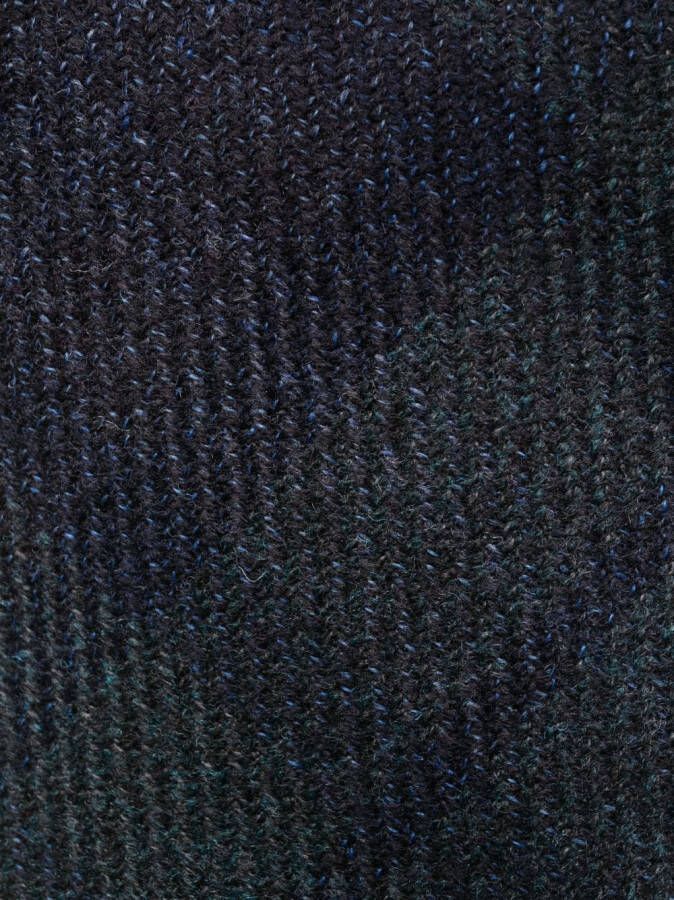 Brunello Cucinelli Gebreide hoodie Blauw