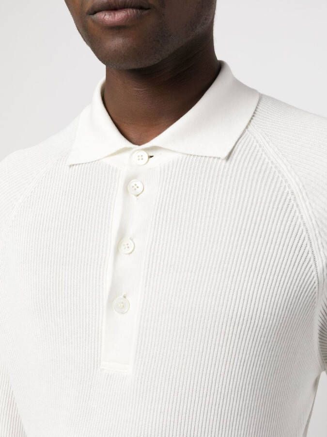 Brunello Cucinelli Gebreide polotrui Wit