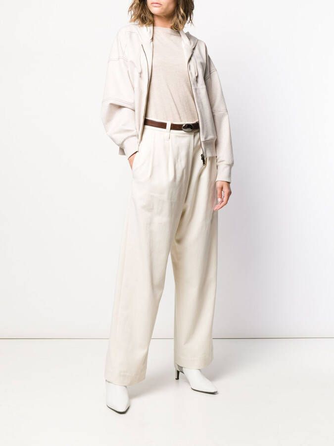 Brunello Cucinelli Gebreide top Beige
