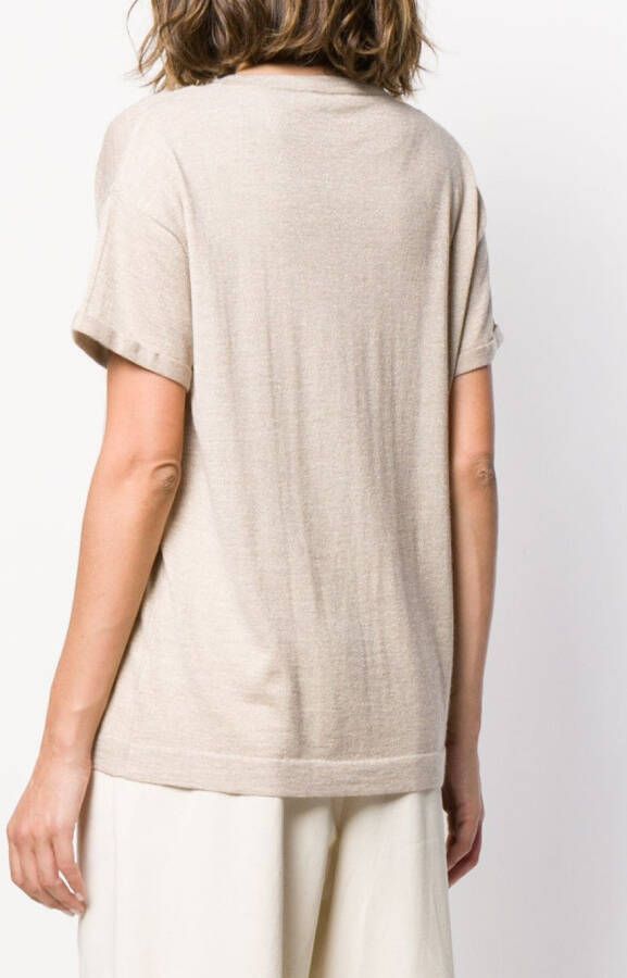 Brunello Cucinelli Gebreide top Beige