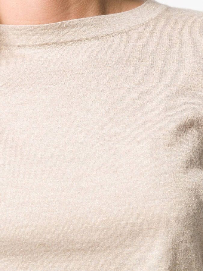 Brunello Cucinelli Gebreide top Beige