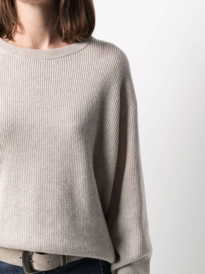 Brunello Cucinelli Gebreide trui Beige