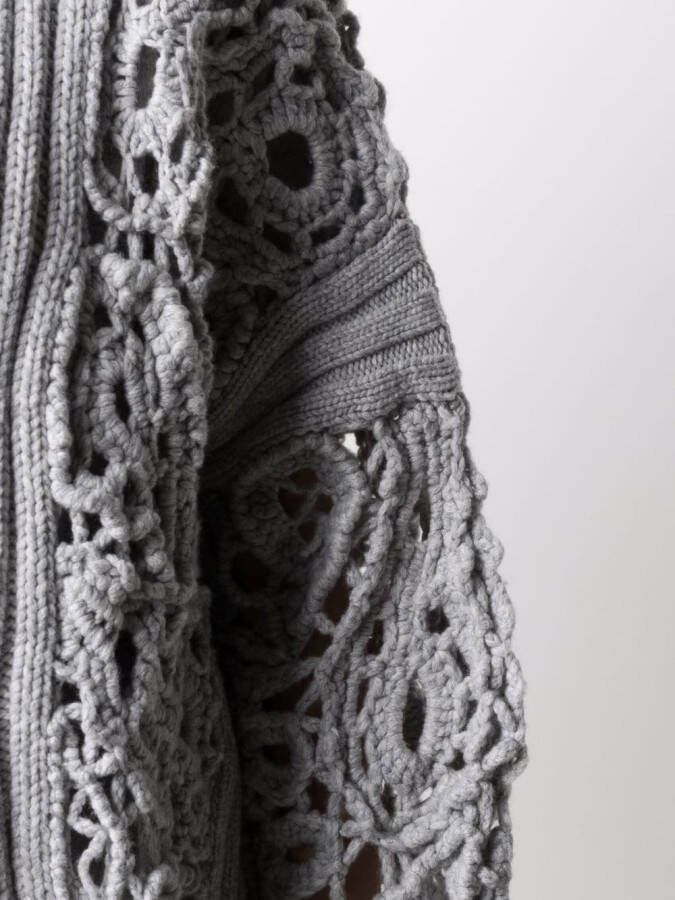 Brunello Cucinelli Gehaakt vest Grijs