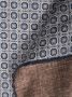 Brunello Cucinelli Pochet met geometrische print Grijs - Thumbnail 3