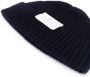 Brunello Cucinelli Geribbelde muts Blauw - Thumbnail 2