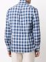 Brunello Cucinelli Geruit overhemd Blauw - Thumbnail 4