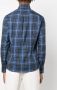 Brunello Cucinelli Geruit overhemd Blauw - Thumbnail 4
