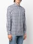 Brunello Cucinelli Geruit overhemd Blauw - Thumbnail 3