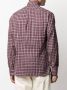 Brunello Cucinelli Geruit overhemd Paars - Thumbnail 4