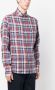 Brunello Cucinelli Geruit overhemd Rood - Thumbnail 3